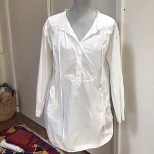 Marni white blouse / shirt dress